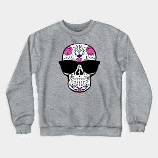 Cool Decorated Skull Crewneck Sweatshirt